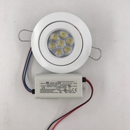 7W LED TD20 Recessed Downlight ( Natural White 5000K / Cool White 6000K ) High Performance Durable Commercial Quality