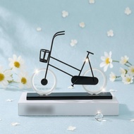 Wire-Frame Cycle Decor Minimalist Metal Bike Figurine Cycle Figurine Modern Bike Sculpture Decorativ