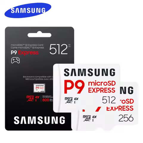 SAMSUNG Micro SD P9 Express TF Card Game solid-state Memory Card 256gb 512gb Reader up to 800m/S for