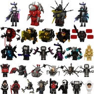 Skibidi Toilet Action Figure Titan Drillman Clock Man Doomsday Taitan TV Man Building Block Collecti