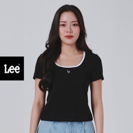 LEE เสื้อยืดแขนสั้นผู้หญิง คอลเลคชั่น Lee Pink Slim รุ่น LE S225WTSSN06
