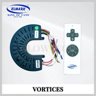 [ORIGINAL] ELMARK Ceiling Fan PCB + REMOTE CONTROL for ELMARK VORTICES DC Motor