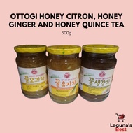 Ottogi Honey Citron, Honey Ginger and Honey Quince Tea 500g