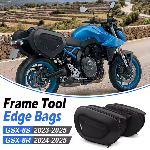 GSX8R GSX8S Motorcycle Rear Tail Saddlebag Side Waterproof Luggage Bag Bags For GSX-8S GSX 8S 2023-2