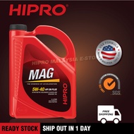 HIPRO MAG SAE 5W-40 4L Synthetic Blended Engine Oil (Semi Synthetic)  | API SN PLUS | 5W40