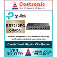 TP-LINK  ER7212PC Multi-WAN Omada 3-in-1 Gigabit VPN Router with POE+ (3-years Local Warranty from B