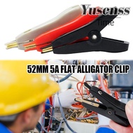 YUSENSS LCR Kelvin Alligator Clamp Insulated Cable Battery Metal Test Clips 5A LCR Kelvin Clip