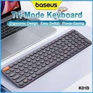 Baseus K01B Bluetooth Wireless Keyboard for NoteBook Pad PC Tablet Laptop 84 Key Mini Slim Dual System 2.4G Silent Keyboard