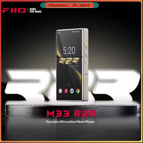 New FiiO M33 R Hi-Fi Portable Player with Snapdragon 680 Chip 10-Band PEQ Adjustment Large Display M