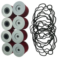 【Worldwide Delivery】 Four Motorcycle Filter For Suzuki Gs450 80-88 Gs500 88-10 Gs550 77-86 Gsx550 83