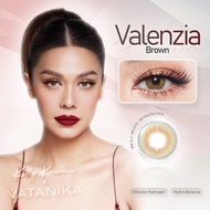 Valenzia Brown Contact Lens Kitty Kawaii x VATANIKA lens คอนแทคเลนส์ ค่าสายตา รายเดือน แพร วทานิกา