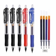 Click Gel Pen 按动中性笔  /K35按动中性笔0.5mm黑色签字笔蓝色红色碳素笔子弹头刷题办公水笔03.24
