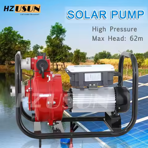 4HP Above Ground Solar Surface Mounted In Ground Water Pump for Irrigation Self Priming Surface Cent