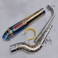 Daeng4 ￼Tambutsuo super open spec apido pipe exhaust pipe Muffler open tmx 125 155 tmx 150 pinoy 125