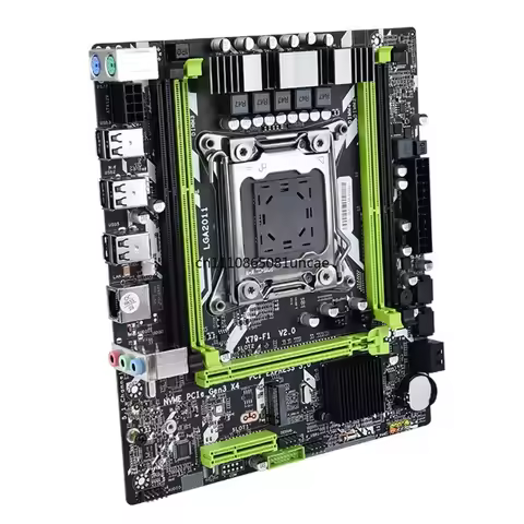 Parts for X79-F1 Desktop Server Game main board set with 4 4G ECC memory XEON E5 2689CPU