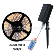 Solar Light Strip Smart Sensor LED Light Strip Outdoor Waterproof LED Light Strip 2835 Casing Light 