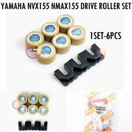 YAMAHA NVX155 NMAX155 NVX NMAX DRIVE ROLLER SET FRONT PULLEY DEPAN BELTING BELT AUTO SHOE CLUTCH SPRING CVT RACING