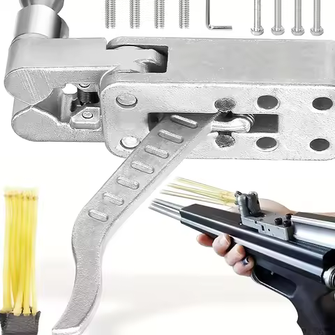 DIY Hunting Mechanical Slingshot Rifle Slingshot Release Device 5 Piece Set Strong Spring Composite 