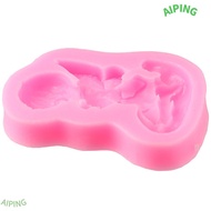 NG1ZX Candle Mould, Silicone Pink Angel Silicone Mould, Little Angel Candle Mould 7.5*5.5*1.3 CM Cak