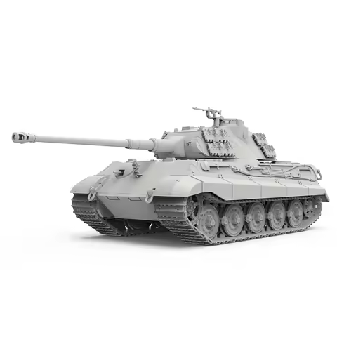 MENG 72-011 German Heavy Tank King Tiger Henschel Turret Type 1/72 - Scale Model Kit