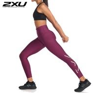 [2XU Australia] Women's Middle-End Running High Waist Compression Trousers 2XWA6682BMULPWF/Burgundy 