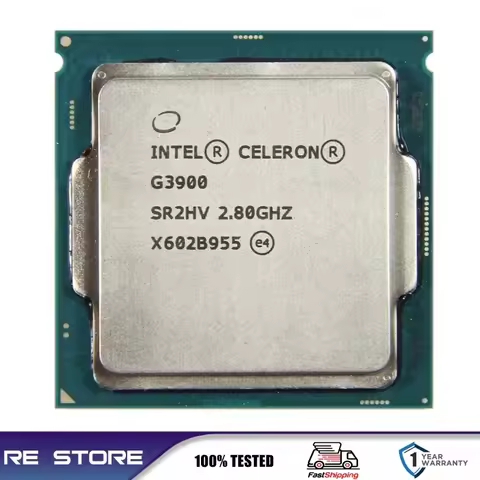 Intel Celeron G3900 2.8GHz 2-Core LGA 1151 cpu processor