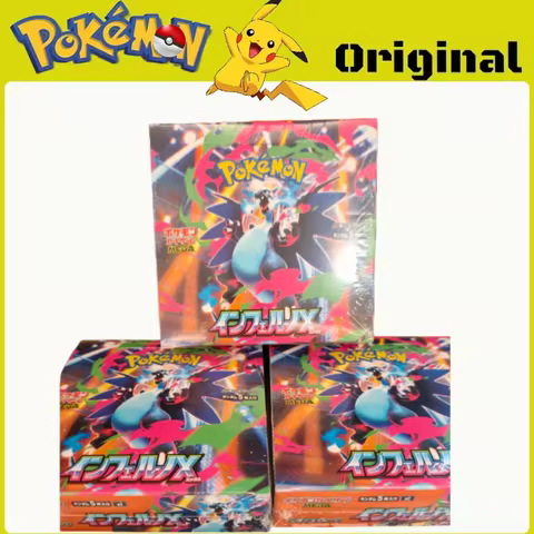 Pokemon Cards Original Trading PTCG Cartoon Japanese Version M2 Mega Evolution Supplementary Pack Fi