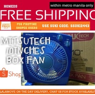 MITSUTECH box fan 10inches free shipping metromanila