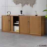 Cabinet with lock File Cabinet  Wooden Cabinet  Sliding Door cabinet Low Cabinet   Office Study YICH