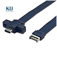 USB3.2 Gen2x2 Board Line Type-E Terminal Type-C Front C Mother 10G/20Gbps Flat Wire 50cm
