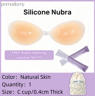 Silicone Nubra 0.4cm Thick A-C cup Reusable Adhesive Nubra Seamless Sticky Bra Push Up Stick-on Bra