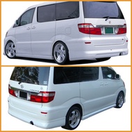 Toyota Alphard AH10 AH 10 ANH10 2001 '01 2003 '03 Rear Skirt Lip Diffuser - ( GS / BI ) Style
