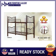 KM Furniture Gallery 3V Double Decker Bed Frame Super Base (BD901SB)/ Katil Size Double Decker Super