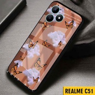 Softcase Glass Case Realme C51- (A70) - Casing hp