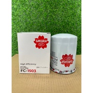 [GENUINE] Engine fuel oil filter for ISUZU/ HITACHI EX200, EX200-3, EX200-5 (FC-1503 Sakura)