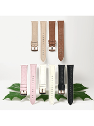 สายหนังสังเคราะห์นุ่มสบาย สำหรับนาฬิกา 18มม./20มม. เหมาะสำหรับ Galaxy Watch 7/6/5/4/Active 5 Pro 3, 