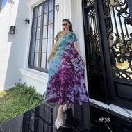 LONGDRES / GAMIS BATIK CAP BY VITELA (CO SESUAI KODE)