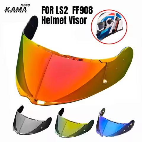 For LS2 FF908 Motorcycle Riding Helmet Visor Day Night Color Changing Lens Anti-fog Sticker Accessor