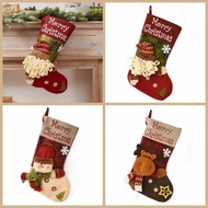 AUGUSTINA Christmas Stocking, Hanging Santa Christmas Gift Sock, Candy Bag Xmas Tree Ornaments Large