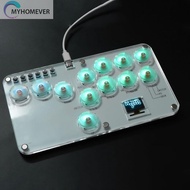 Arcade Stick Controller Leverless Controller Fight Sticks for PC/PS4/PS3/Switch [myhomever.my]