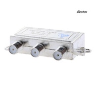 【BEST~】Metal 5 Way Coaxial Cable Splitter for Satellite TV Antenna Signals 5-2050MHz
