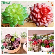TEALY Fake Plant DIY Office Home Decor Vivid Cactus