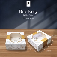 Ivory White Gold/ Cake Box Cake Box Cake Box