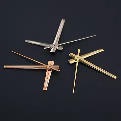 NH35 Watch Hands Needles Polished Rose Gold Silver Gold Aiguille High Quality Green Luminous Pointer