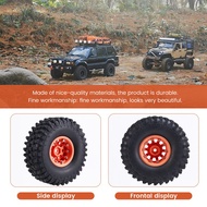 1.9 Beadlock Wheels Crawler and Rubber Tires 120mm Diameter for 1/10 RC CAR SCX10 II -4 T6