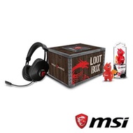 (司) MSI 微星 原廠全罩式 電競耳機 麥克風 耳機 電競 LUCKY龍隨身碟 耳麥