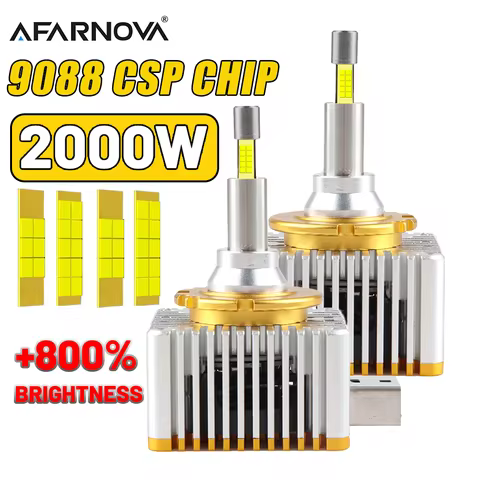 360 3D D1S D3S LED Lights Bulbs LED Canbus D1R D3R D2S D4S D2R D4R Xenon Turbo Car Headlight Lamp Mo