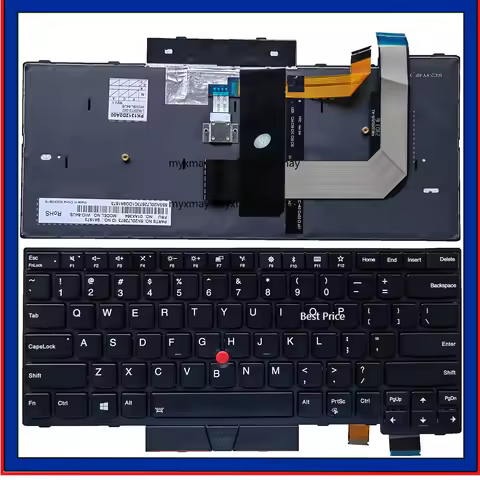 US Layout Keyboard for LENOVO IBM ThinkPad T470 T480 A475 A485 01HX447 01HX487 01AX516 01HX527 01AX5