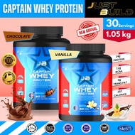 JB Just Build Captain Whey Protein 1.05kg (2.31lbs) Chocolate / Vanilla - 30 servings