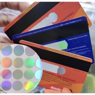 CVV ANTI THEFT HOLOGRAM STICKER COVER FOR CREDIT OR DEBIT CARDS